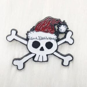 🔮 5/$25 Disney Nightmare Before Christmas Crossbones Skull Pin‎